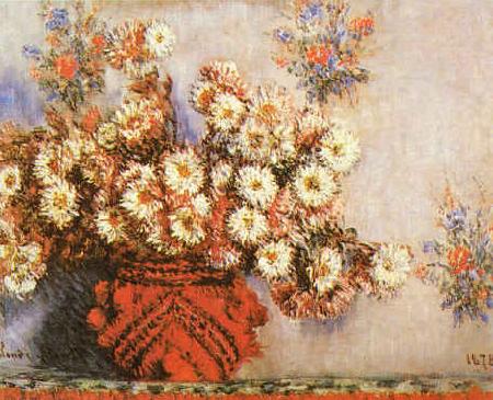 Claude Monet Chrysanthemums ss China oil painting art